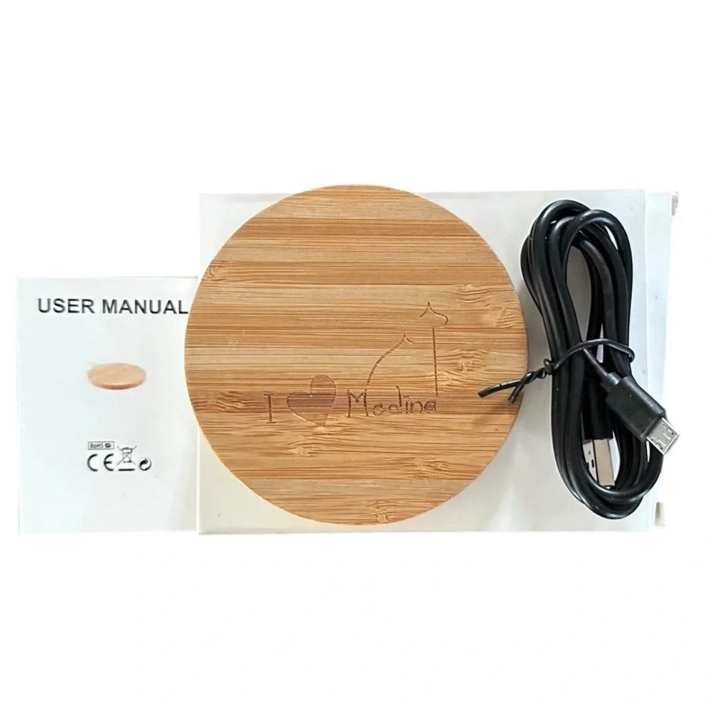 Tales of Medina Bamboo Wireless Charging Pad